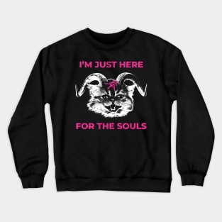 Devil Kitty Crewneck Sweatshirt